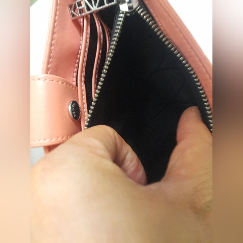 KENZO Kalifornia Coral Chain Strap Mini Crossbody Shoulder Bag Y2k - Picture 12 of 16